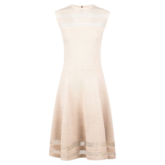 Vestido Skater De Punto Natural Saalli De Ted Baker Con Panel Invisible - Image 1