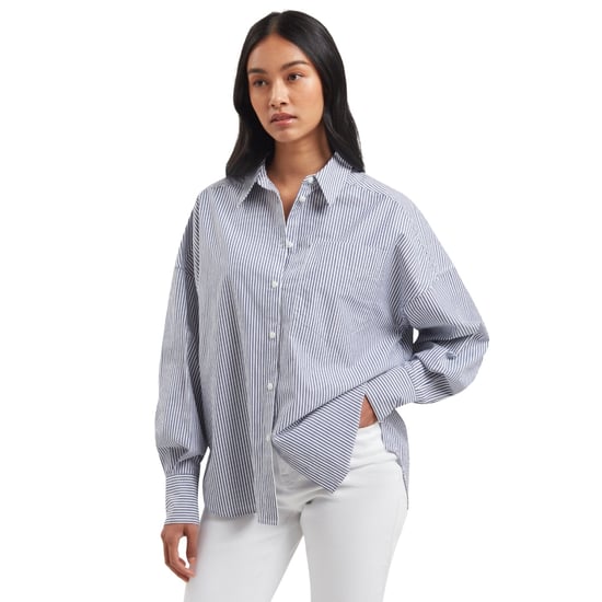 Camisa De Algodón A Rayas De Corte Boyfriend De Ted Baker Viñales - Image 4