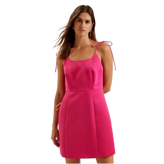 Minivestido Fucsia Con Tirantes Anudados En El Corpiño Y Cintura De Ted Baker Kavala - Image 2