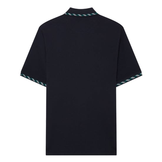 Polo Azul Marino De Jacquard Con Estampado A Cuadros De Ted Baker Ss - Image 2
