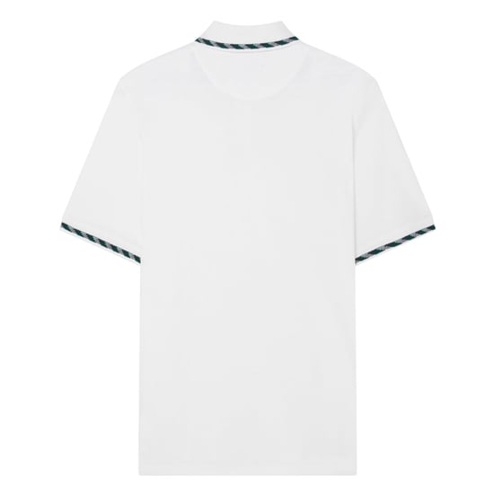 Polo Blanco Jacquard Con Estampado A Cuadros De Ted Baker Ss - Image 2