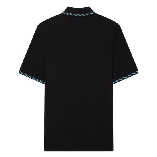 Polo Negro De Jacquard Con Estampado A Cuadros De Ted Baker Ss - Image 2