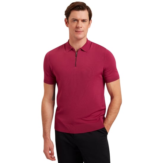 Polo De Rayón Con Cremallera Mmk Daldin Ss De Ted Baker - Image 4