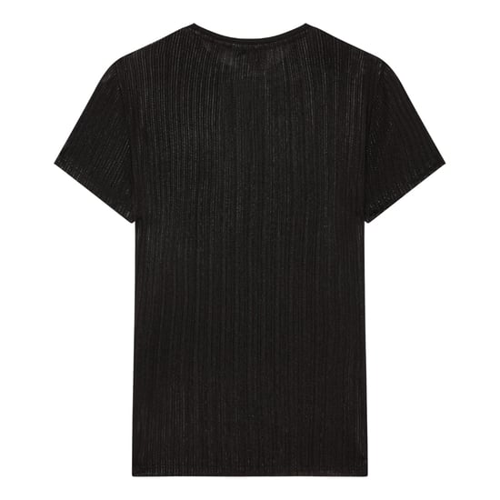 Camiseta Negra De Manga Corta Con Cuello Redondo Katrino Metallic De Ted Baker - Image 2