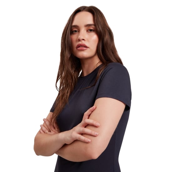 Camiseta Azul Marino Ajustada Estampada De Ted Baker - Image 6