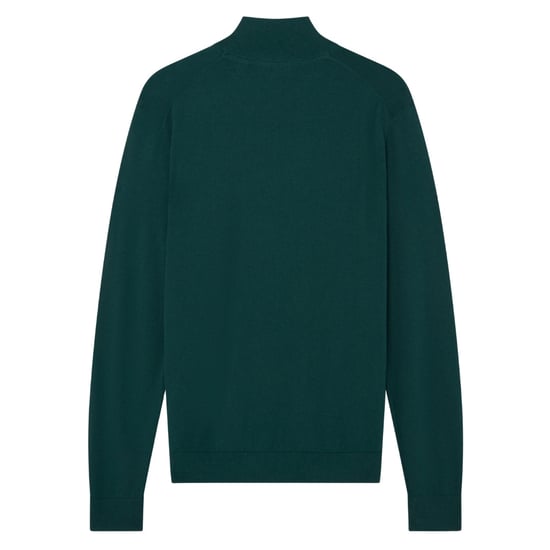 Sudadera Ted Baker Artiss Core Verde Oscuro Con Cremallera Hasta El Cuello - Image 2