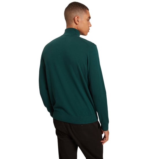 Sudadera Ted Baker Artiss Core Verde Oscuro Con Cremallera Hasta El Cuello - Image 4