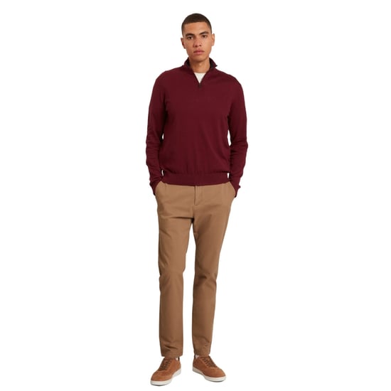 Media Cremallera Ted Baker Artiss Core Color Granate - Image 4