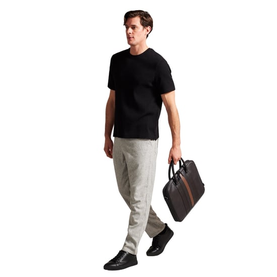 Bolso Para Portátil Y Documentos Ted Baker Never Striped De Pu Marrón - Image 2