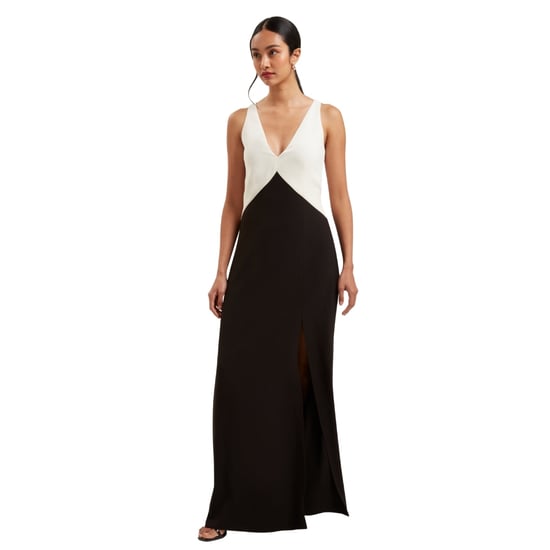 Vestido Midi Negro Con Paneles De Contraste Sucre De Ted Baker - Image 2
