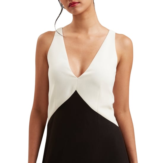 Vestido Midi Negro Con Paneles De Contraste Sucre De Ted Baker - Image 3