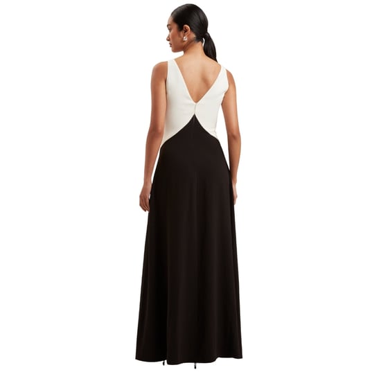Vestido Midi Negro Con Paneles De Contraste Sucre De Ted Baker - Image 4