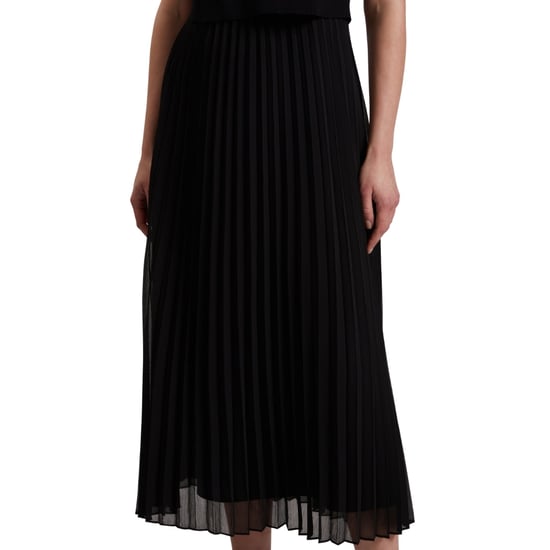 Vestido Negro Plisado Tipo Camisola 2 En 1 Larnahh De Ted Baker - Image 4
