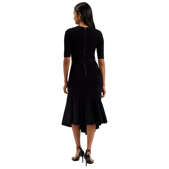 Vestido Midi Negro Con Falda Acampanada De Punto Samalee De Ted Baker - Image 4