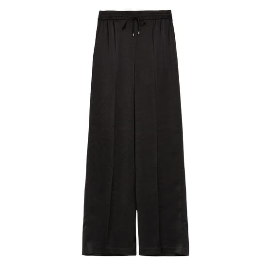 Pantalón Deportivo Negro De Pierna Ancha Satinado Umaibo De Ted Baker - Image 1