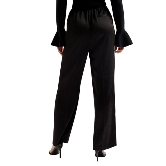 Pantalón Deportivo Negro De Pierna Ancha Satinado Umaibo De Ted Baker - Image 4