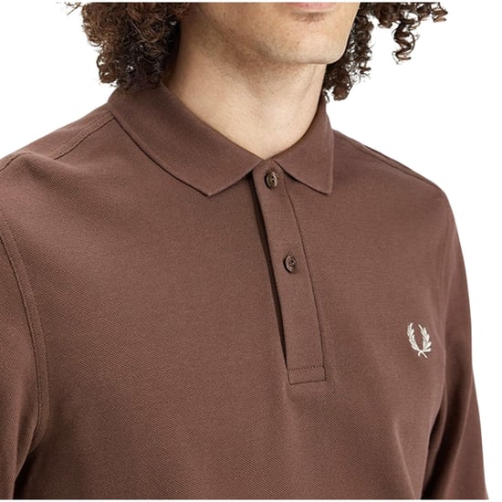 Polo Clásico De Manga Larga Fred Perry Brick - Image 3