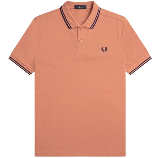 Polo Fred Perry Twin Tipped Color Óxido Claro - Image 1