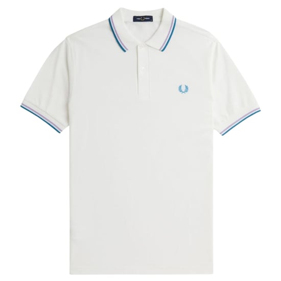 Polo Fred Perry De Blancanieves Con Doble Ribete - Image 1