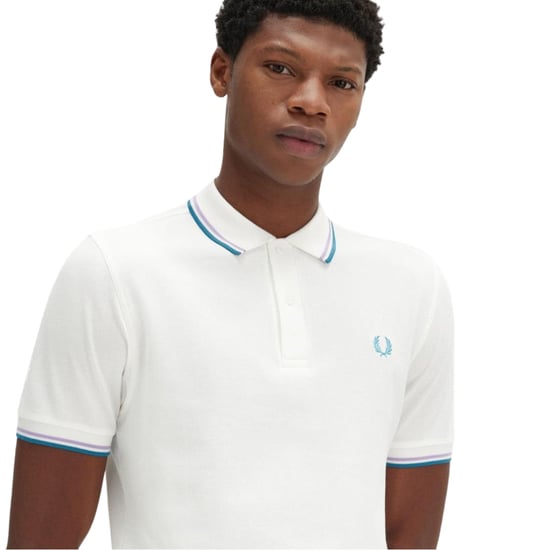 Polo Fred Perry De Blancanieves Con Doble Ribete - Image 4