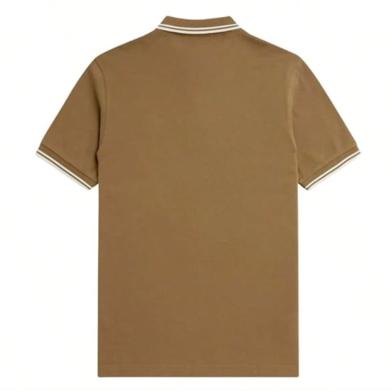 Polo Fred Perry Twin Tipped Shaded Stone - Image 2
