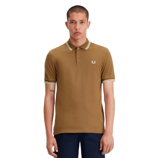 Polo Fred Perry Twin Tipped Shaded Stone - Image 3
