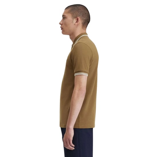 Polo Fred Perry Twin Tipped Shaded Stone - Image 4