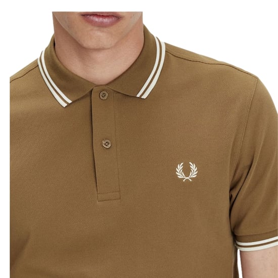 Polo Fred Perry Twin Tipped Shaded Stone - Image 5