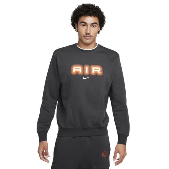 Sudadera Nike Air Crew Neck Fleece Gris Oscuro - Image 3