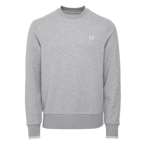 Jersey Fred Perry De Cuello Redondo Color Gris Acero - Image 1