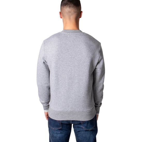 Jersey Fred Perry De Cuello Redondo Color Gris Acero - Image 5