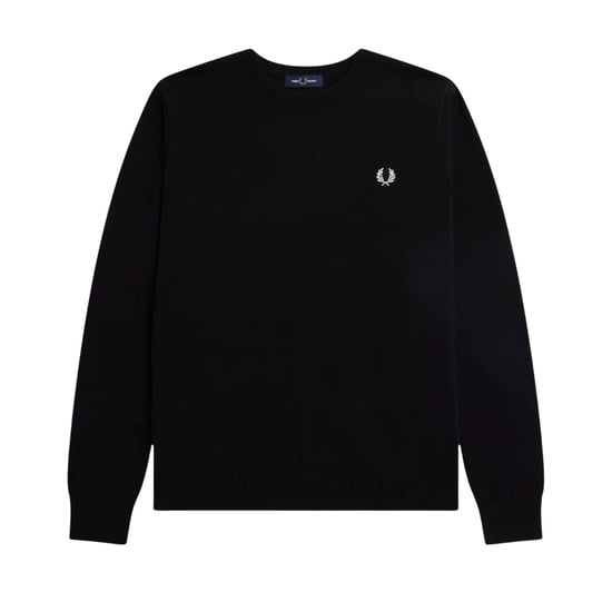 Jersey Negro Con Estampado De Corona De Laurel De Fred Perry - Image 1