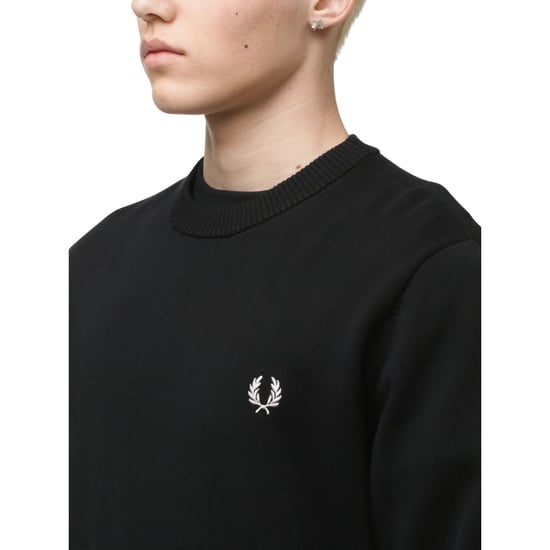 Jersey Negro Con Estampado De Corona De Laurel De Fred Perry - Image 5