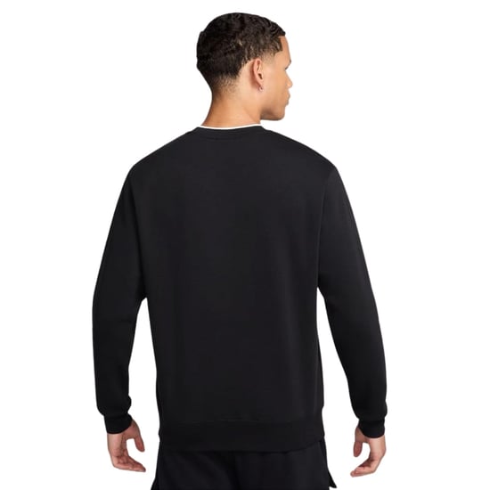 Sudadera Negra De Felpa Con Cuello Redondo Nike Air - Image 3