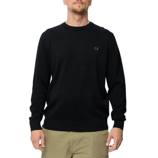 Jersey Negro Fred Perry Boucle Laurel Worth - Image 2
