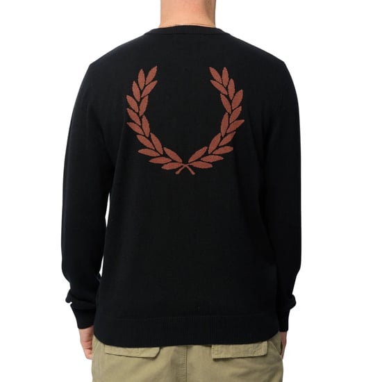 Jersey Negro Fred Perry Boucle Laurel Worth - Image 3