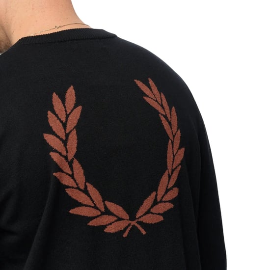 Jersey Negro Fred Perry Boucle Laurel Worth - Image 4