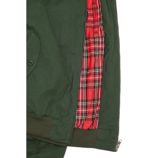 Chaqueta Harrington Encerada Verde Noche De Fred Perry, Fabricada En Inglaterra - Image 5