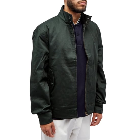 Chaqueta Harrington Encerada Verde Noche De Fred Perry - Image 2