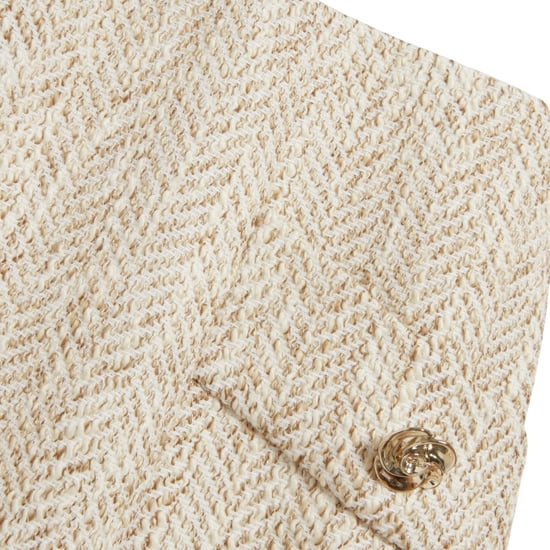 Minivestido Ted Baker Vulpad De Punto Bouclé Color Marfil Con Corpiño - Image 4