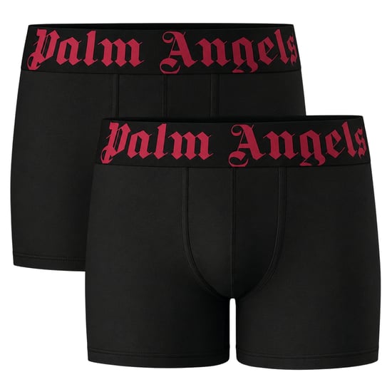 Calzoncillos Bóxer Negros Con Logo Contrastante, Paquete De Dos Unidades De Palm Angels - Image 1
