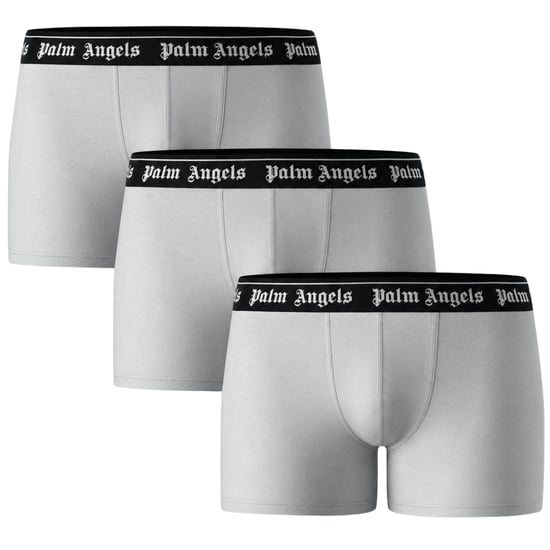 Calzoncillos Bóxer Blancos Con Logo Clásico De Palm Angels, Paquete Triple De Tres - Image 1