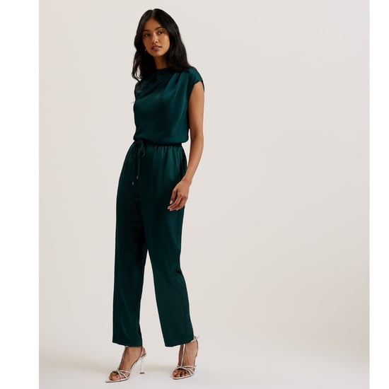Pantalones Deportivos Ajustados De Satén Ted Baker Natori En Color Verde - Image 2