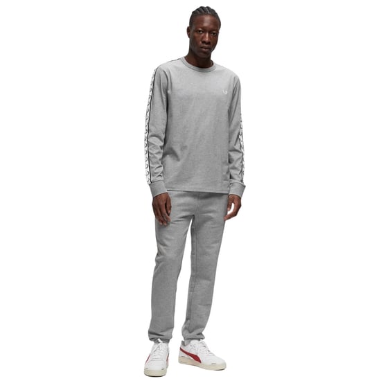 Pantalones Deportivos Grises Con Tejido Loopback De Fred Perry - Image 2