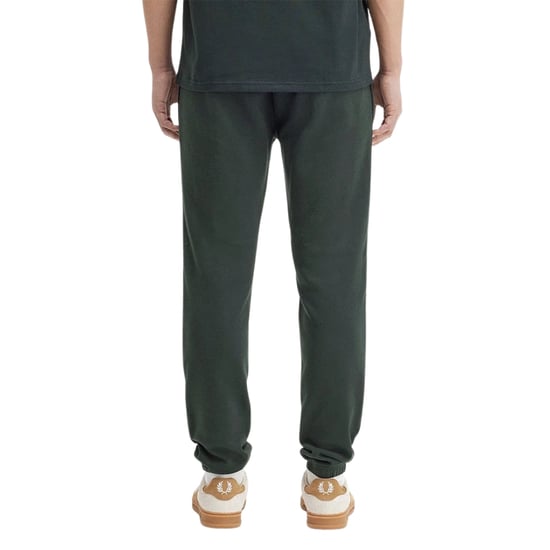 Pantalones Deportivos Fred Perry Loopback Color Verde Noche - Image 5
