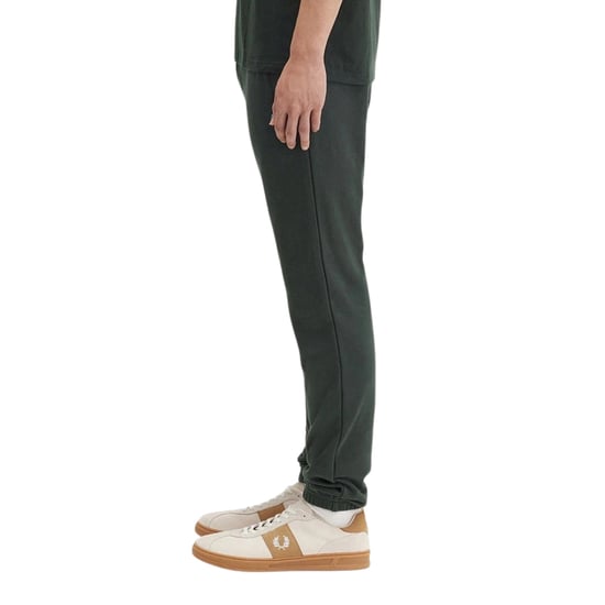 Pantalones Deportivos Fred Perry Loopback Color Verde Noche - Image 6
