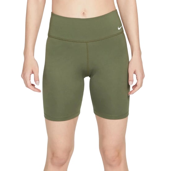 Pantalones Cortos Verdes Nike Dri-fit De Tiro Medio Con Forro Interior Para Mujer - Image 2