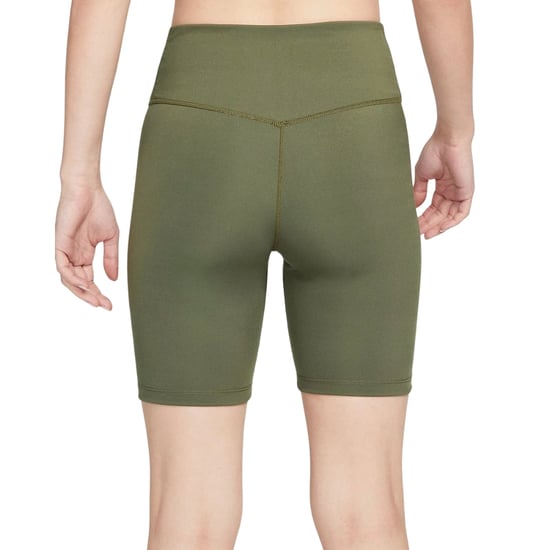 Pantalones Cortos Verdes Nike Dri-fit De Tiro Medio Con Forro Interior Para Mujer - Image 3