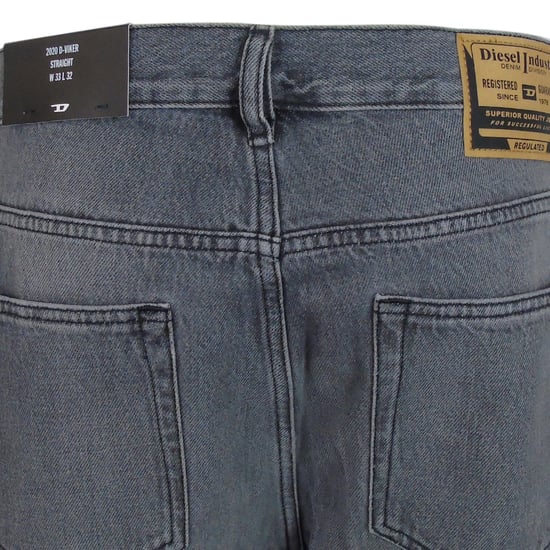 Diesel 2020 D-viker-r Vaqueros Grises - Image 4