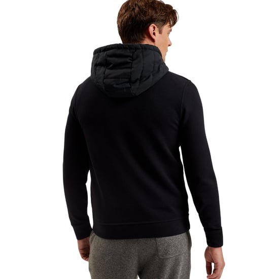 Sudadera Con Capucha Acolchada Negra Con Cremallera Ted Baker Adburys Regular - Image 5